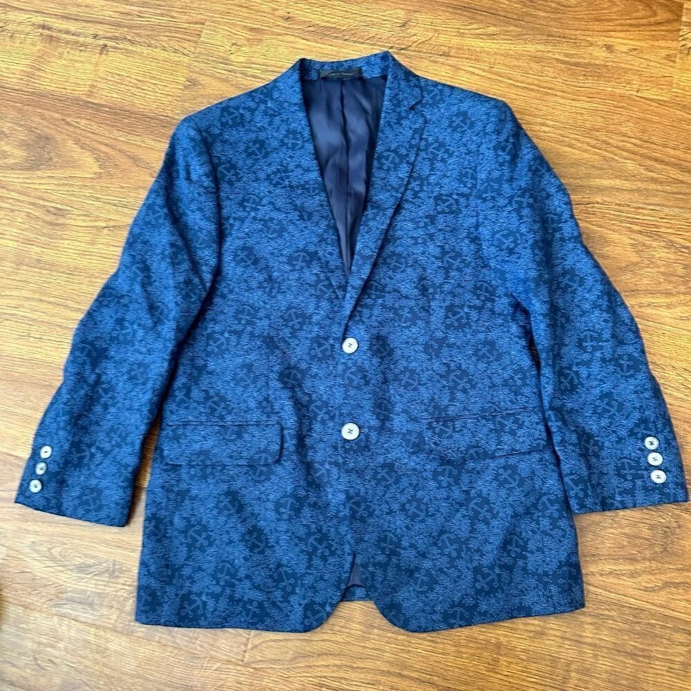 Ralph Lauren anchor print sports coat blazer
